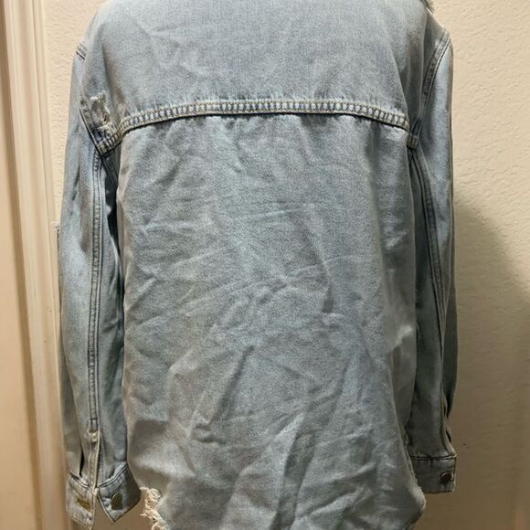 Dear John denim jean jacket cut out size S - Picture 4 of 13